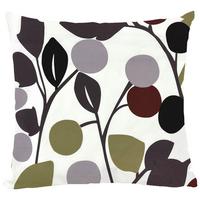 Kissenhülle Blätter ca. 45x45cm - Grün, Textil (45/45cm)