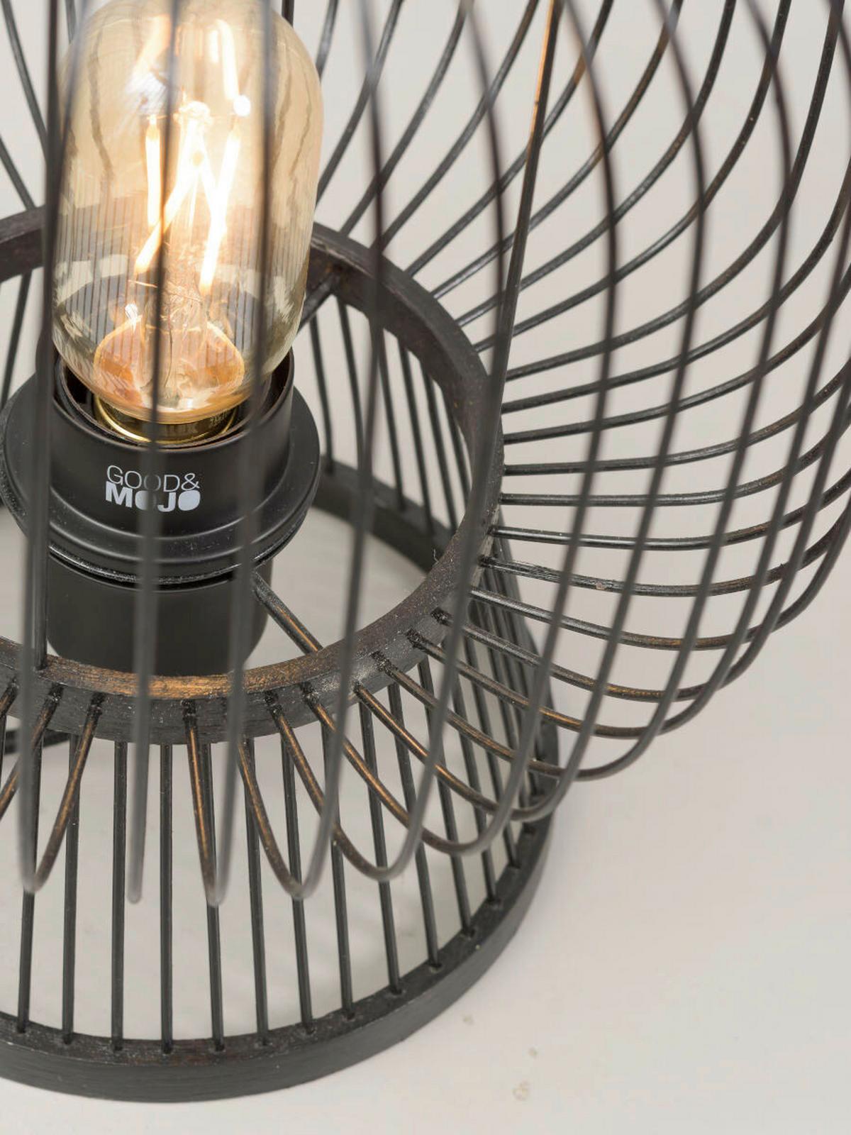 Namizna Svetilka Cango, Črna - črna, Trend (26/30cm) - Good & Mojo