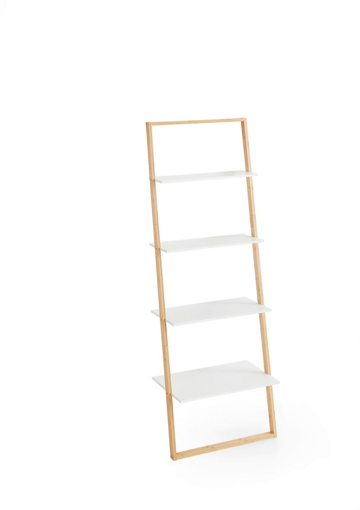 STANDREGAL KLEINMÖBEL - Weiss/Eichefarben, Design, Holzwerkstoff (61,3/164/36,5cm) - MID.YOU