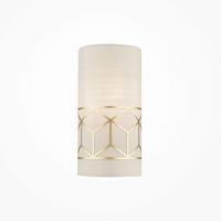 Wandleuchte Messina Goldfarben max. 40 Watt - Goldfarben, Trend, Kunststoff/Textil (23,9/10,1/10,1cm) - MAYTONI