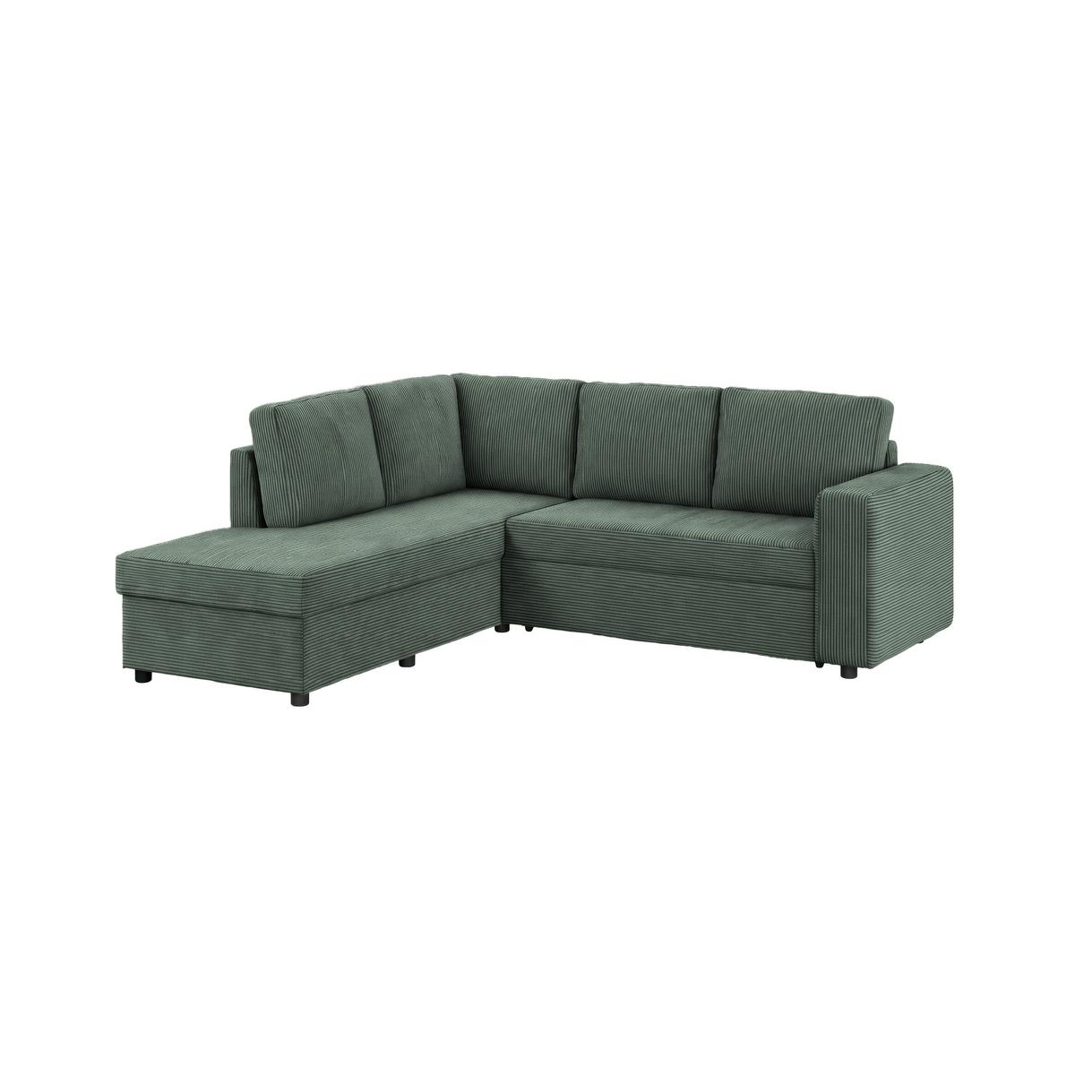 Kutna Garnitura Toulouse - zelena/crna, Trend, drvo/metal (206/224cm)