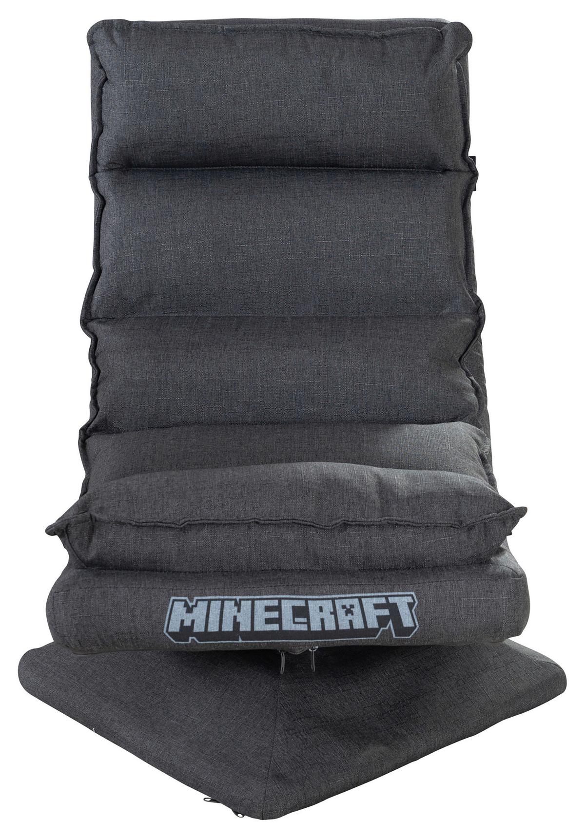 Loungesessel Minecraft ca. 59x83x59 cm Grau - Grau, MODERN, Textil/Metall (59/83/59cm) - Minecraft