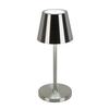 PORTABEL LAMPA MUSI - vit/nickelfärgad, Modern, metall/plast (12/30cm) - Mömax