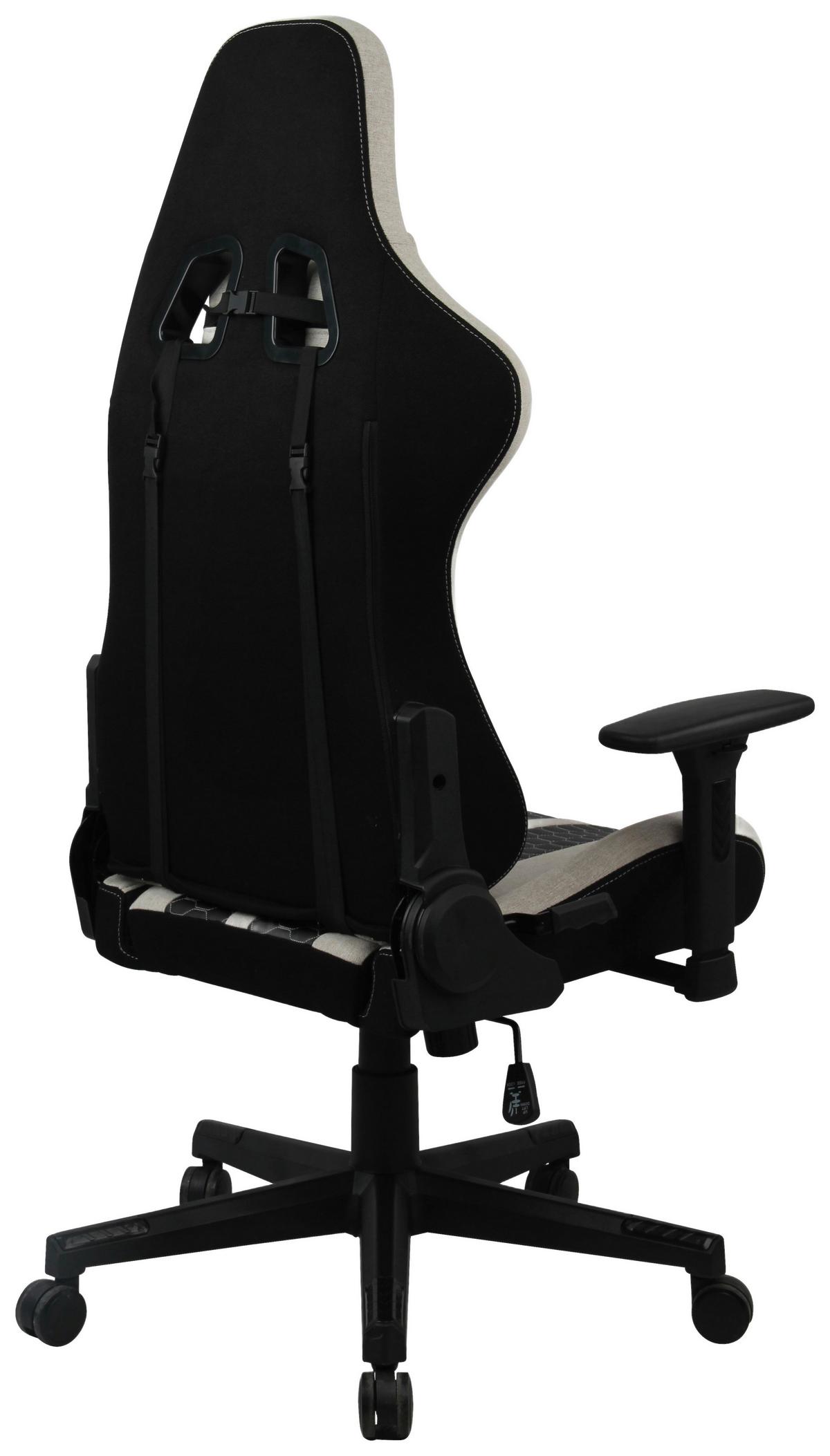 Uredska Stolica Carlos - bež/crna, Trend, metal/tekstil (63/114/62cm) - Modern Living