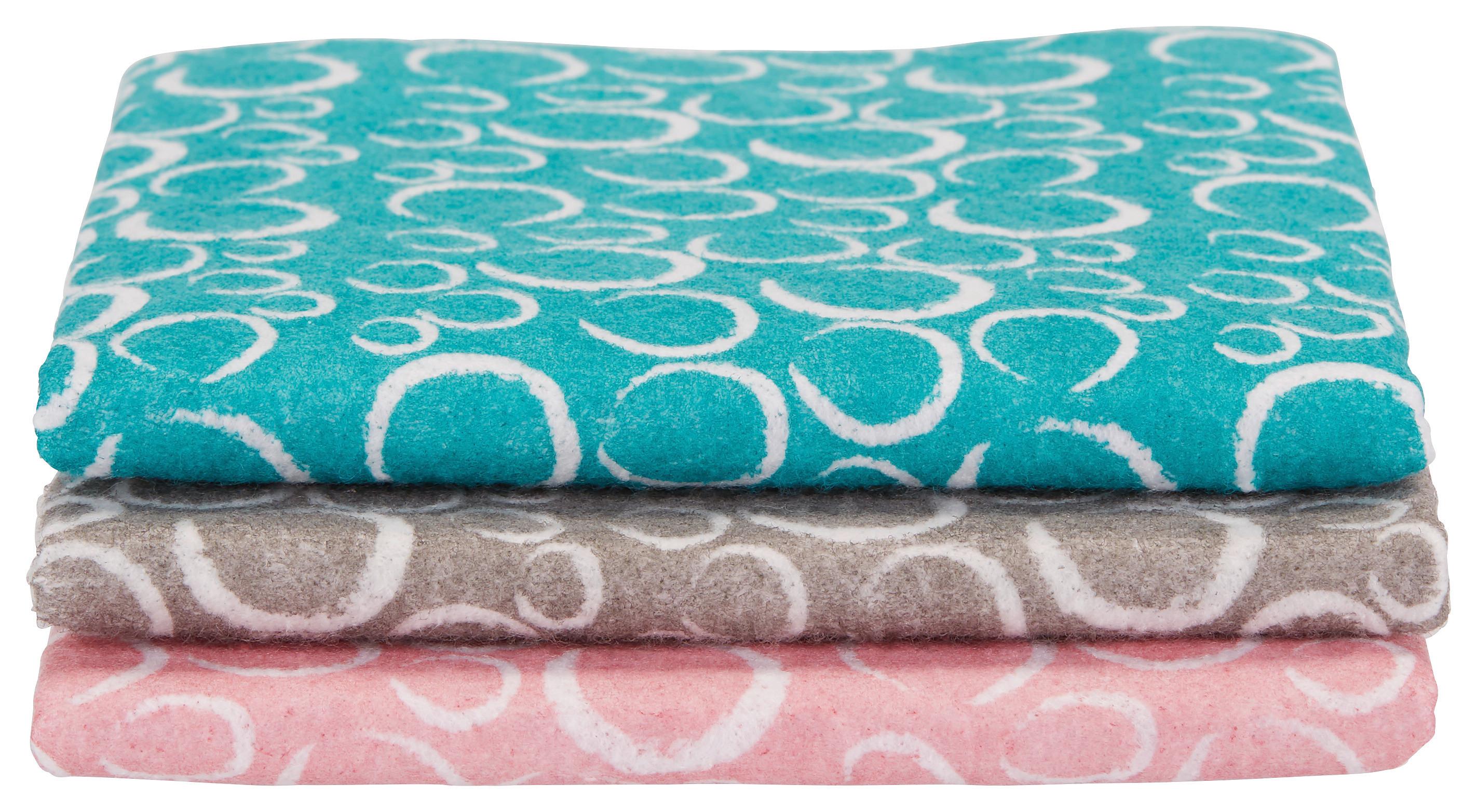 Felmosórongy Paula - rózsaszín/opál, Modern, műanyag (50/60/1cm) - Modern Living