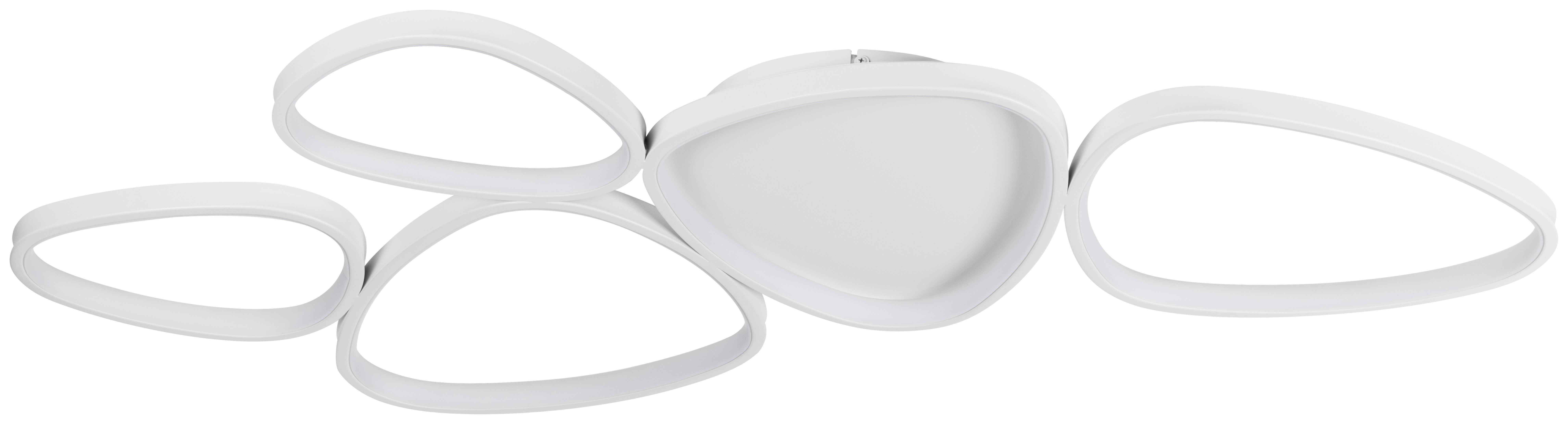 LED-TAKLAMPA WHITI - vit, Modern, metall/plast (109/55/5.2cm) - Mömax