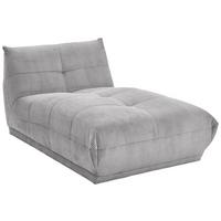 Modul Sofa Giselle Ottomane Grau - Grau, Trend, Textil (105/80/185cm) - Livetastic