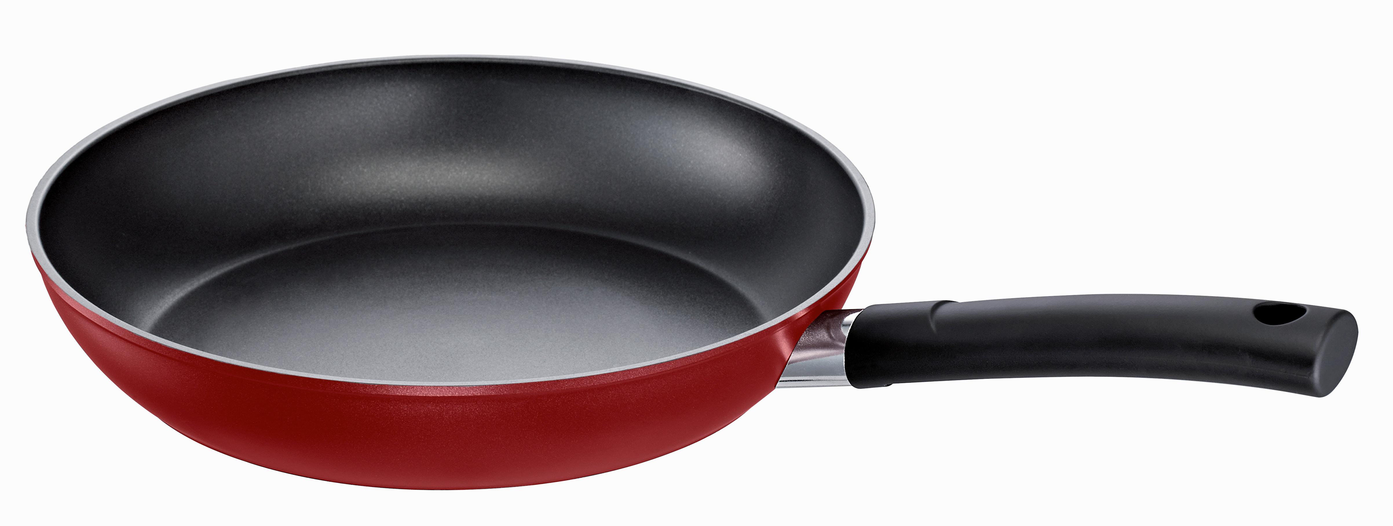 PATELNIA DO SMAŻENIA 1713-28 R - antracytowy/czerwony, Basics, metal (28cm) - Schulte Ufer