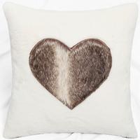 Díszpárna Aspen 45/45 - taupe/fehér, textil (45/45cm) - Mömax