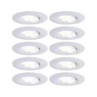 LED-Deckenleuchte Calla IP65 max. 10x 6 Watt, 10-teilig - Weiß, Basics, Kunststoff (9cm) - Paulmann