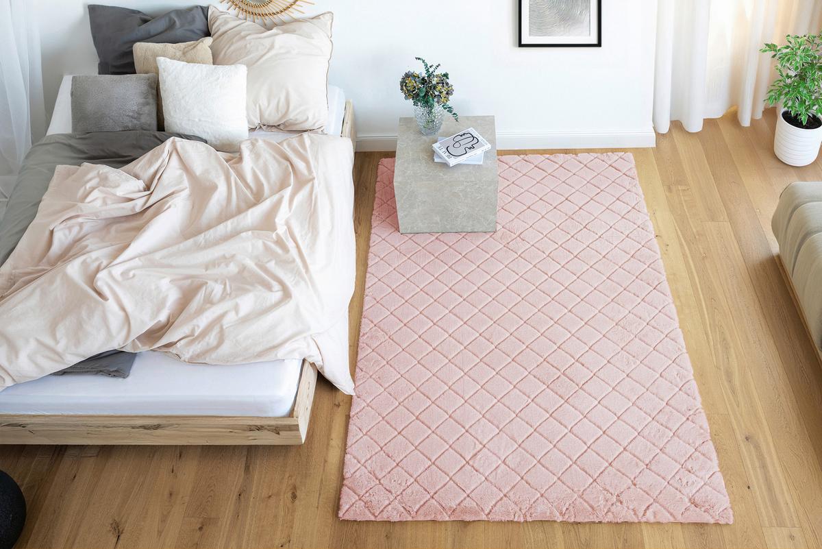 HOCHFLORTEPPICH IMALA 125 ROSA 160 X 230 CM - Rosa, Basics, Textil (160/230cm) - Kayoom