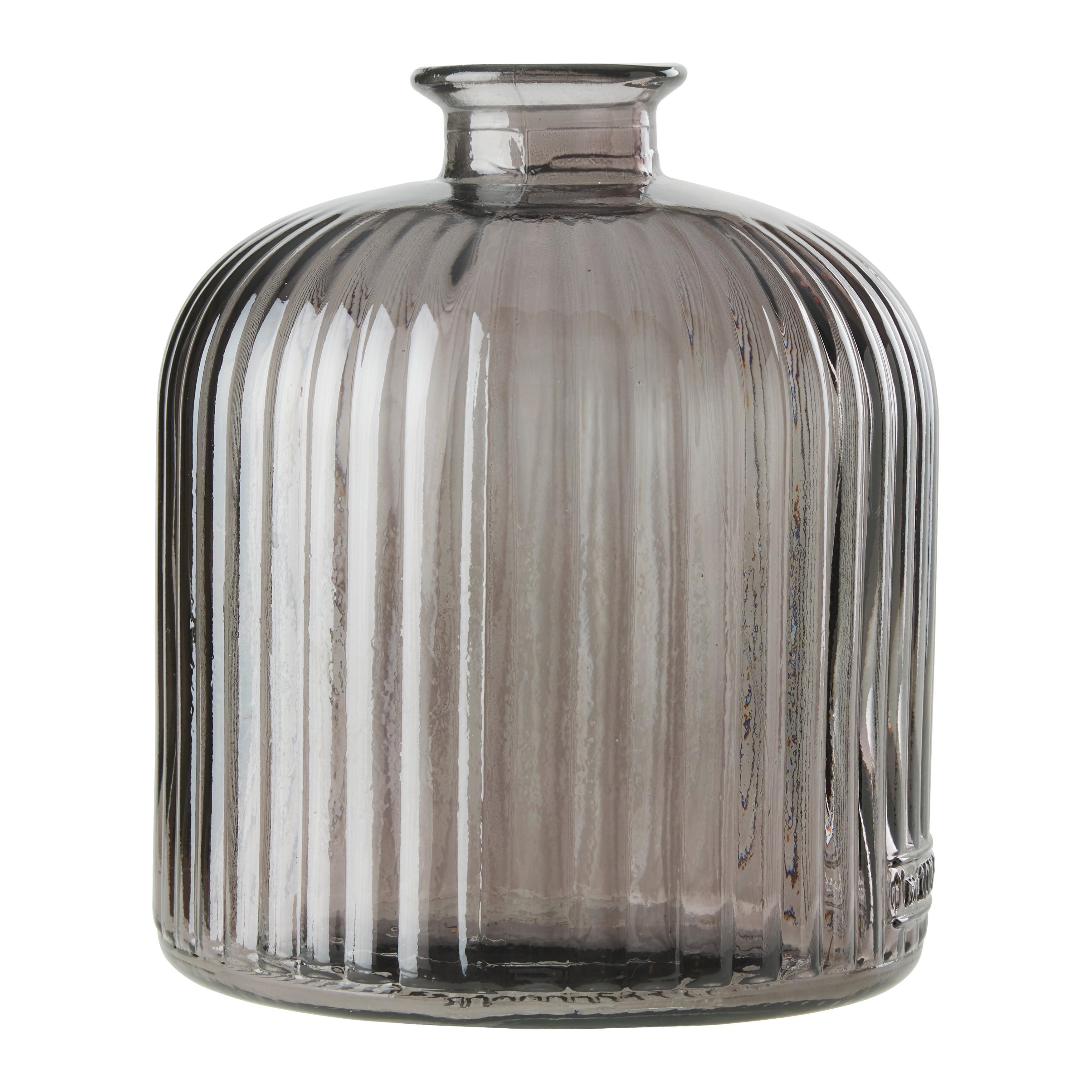 Váza Daroca - világosszürke, Modern, Üveg (14,5/18cm) - Mömax