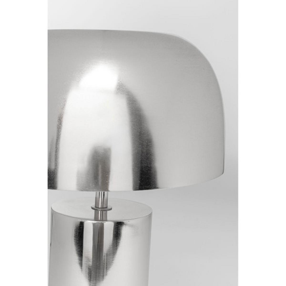 LAMPA STOŁOWA LOUNGY KARE DESIGN - kolor chromowy, Design, metal (25/38/25cm) - Kare-Design