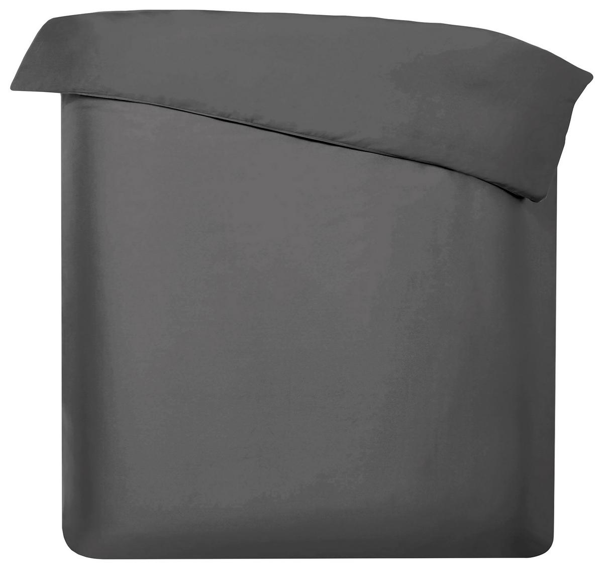 Duvetbezug Marys XXL ca. 200x210cm - Anthrazit, Modern, Textil (200/210cm) - Mary's