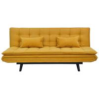 Kanapéágy Sun - sárga, Modern, textil/fa (190/83/93cm) - Mömax