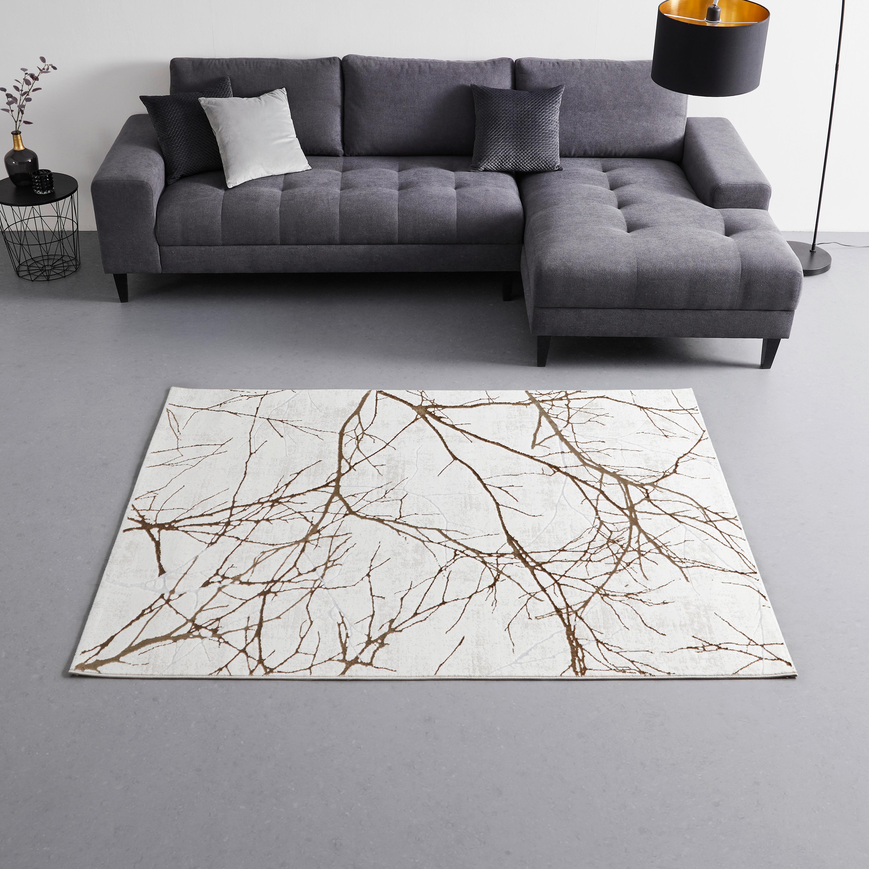 VÄVD MATTA CREATION - cremefärgad, Modern, textil (160/230cm) - Mömax