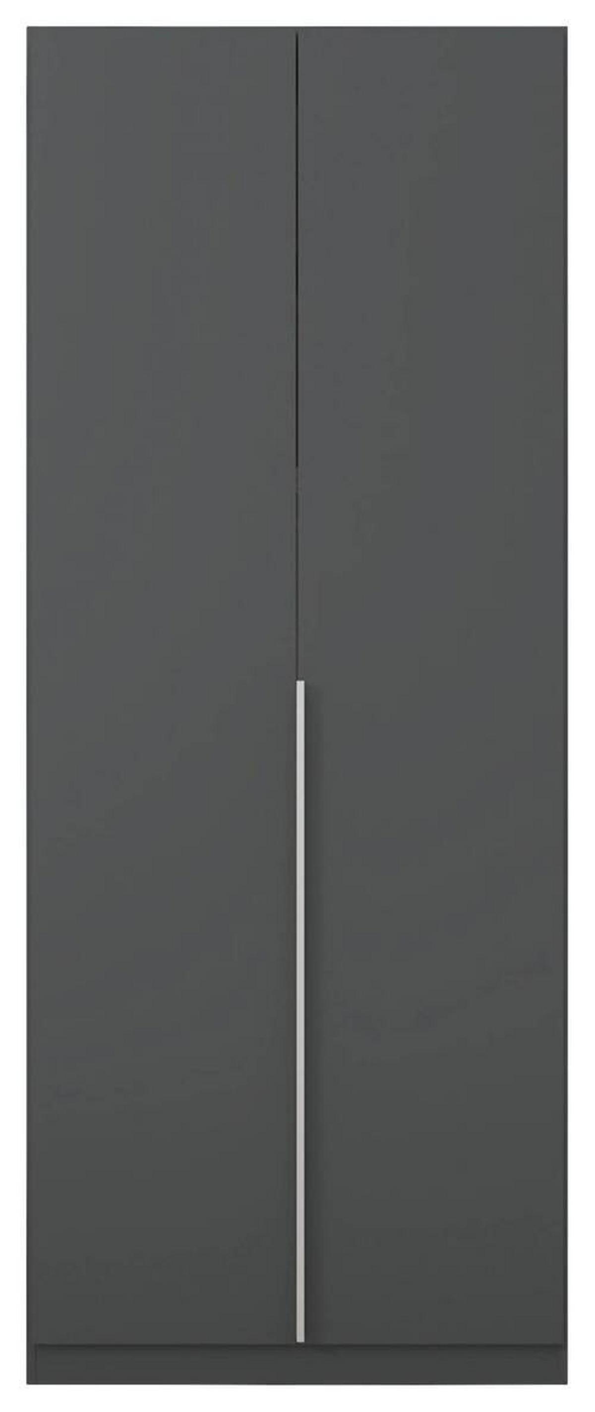 Ormar S Klasičnim Vratima Alabama - siva/boje aluminija, Moderno, drvni materijal (91/229/54cm) - Modern Living