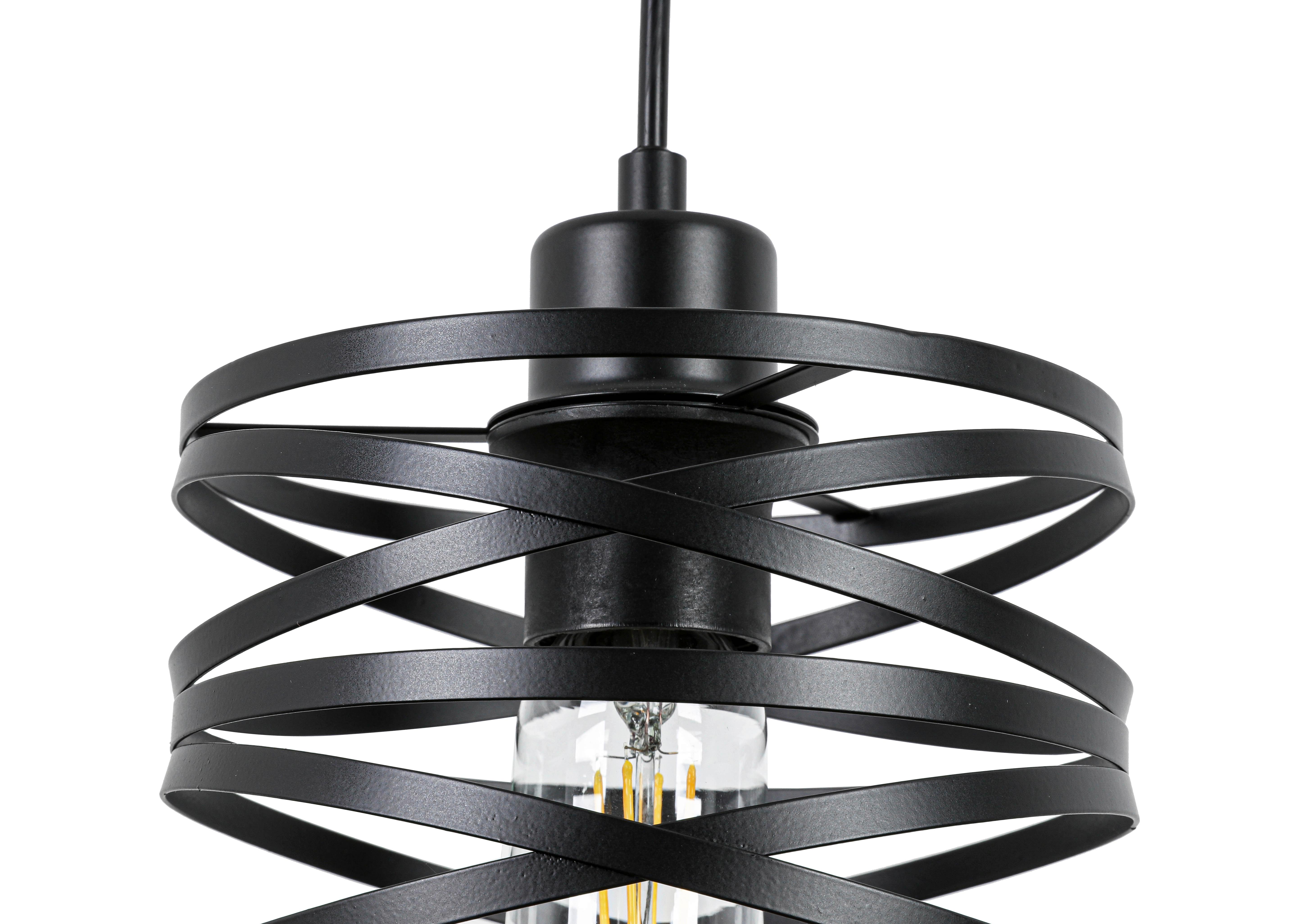 HÄNGLAMPA ESILA - svart, Modern, metall/plast (17/120cm) - Mömax