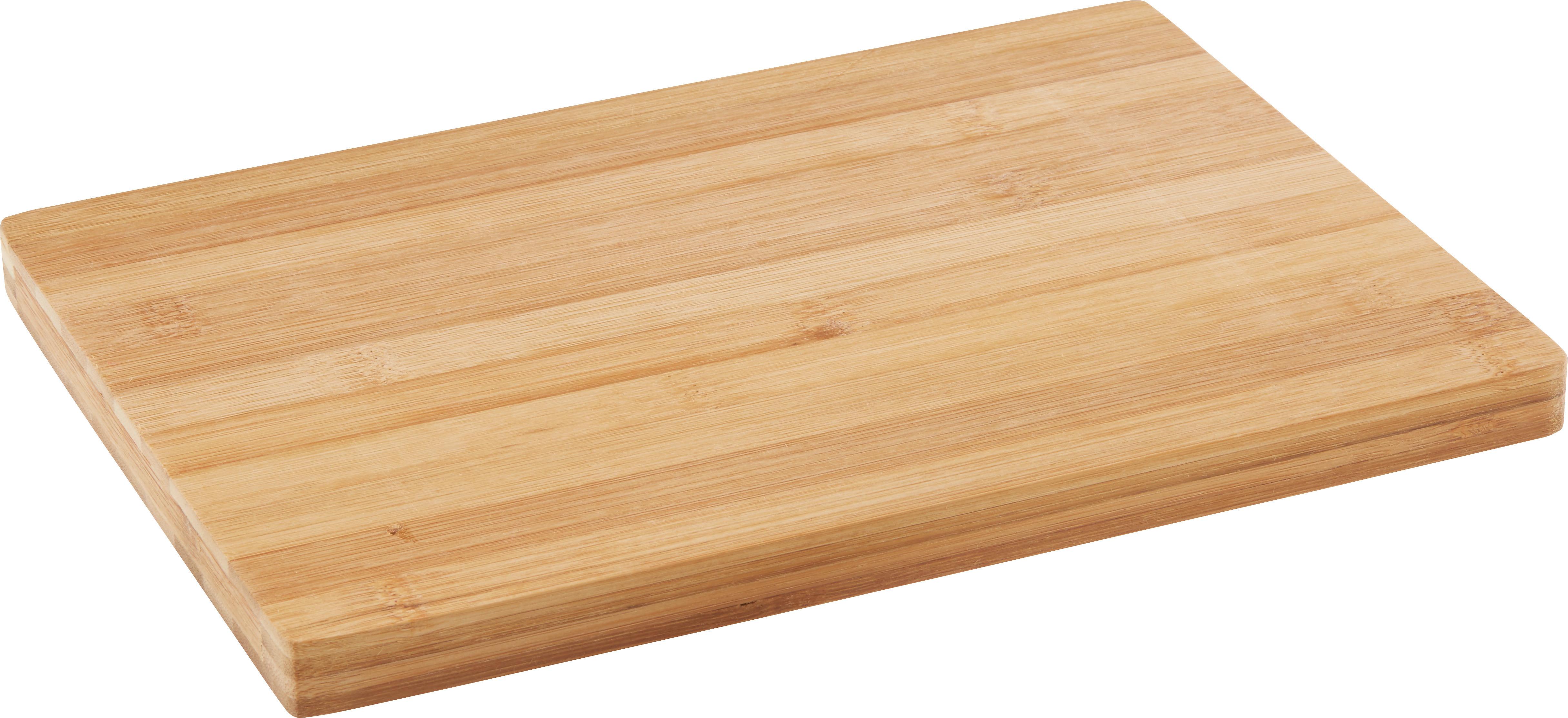 Schneidebrett Bamboo aus Bambus - Naturfarben, Holz (28/20,3/1,7cm) - Zandiara
