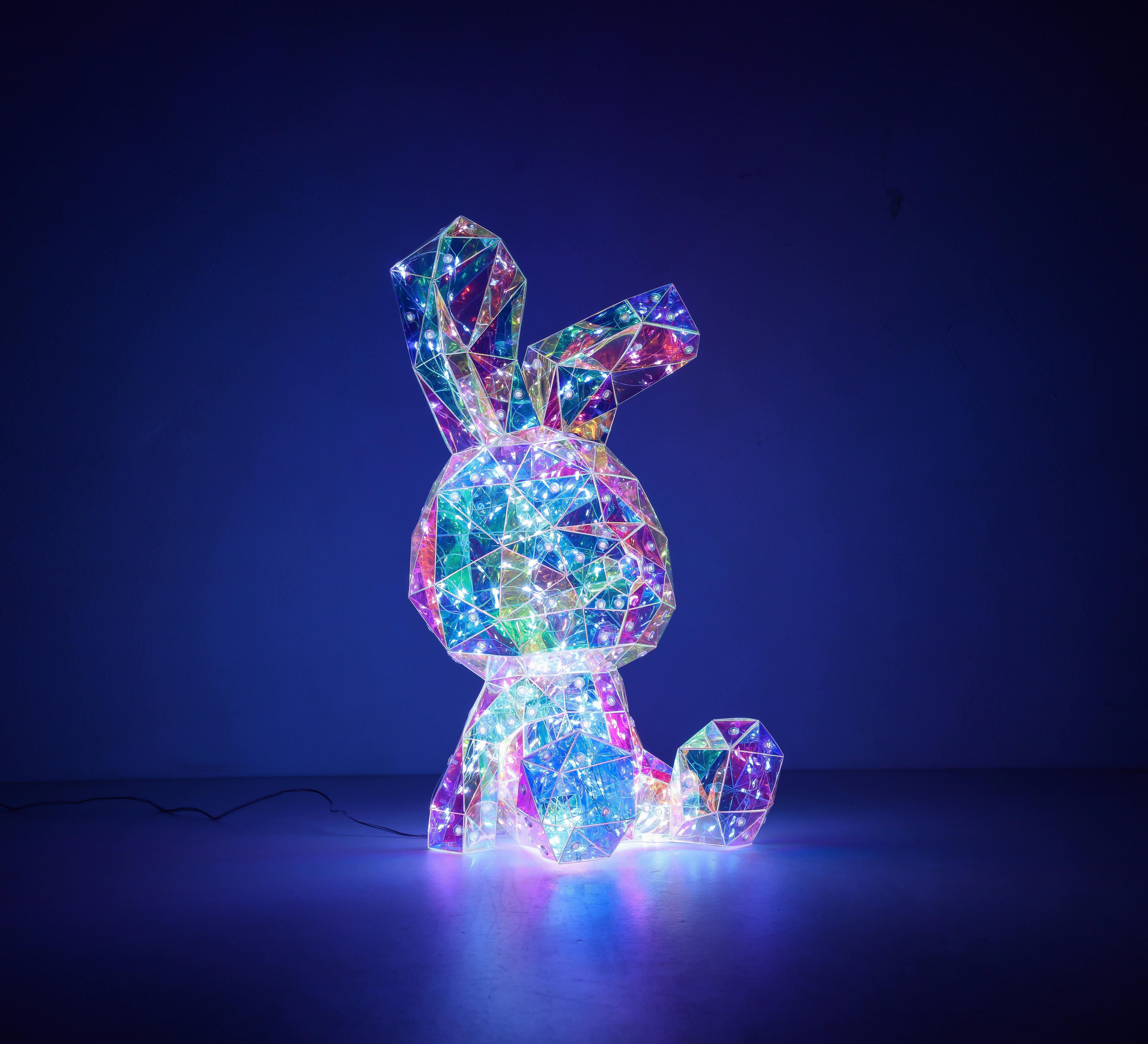 LED-Dekoleuchte Rabi max. 6 Watt - Transparent, MODERN, Kunststoff (20/20/41cm) - Modern Living