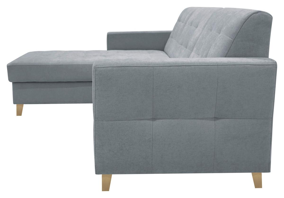 Kutna Garnitura Bjorn - siva/prirodne boje, Design, tekstil/drvo (160/231cm) - Luca Bessoni