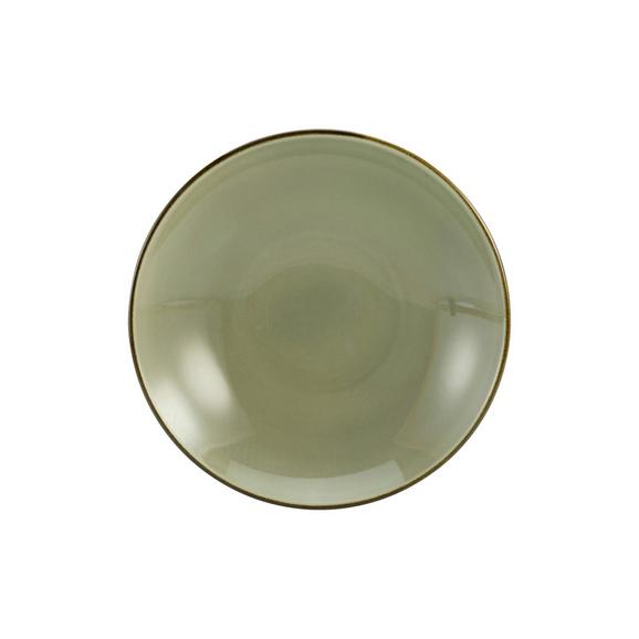 Farfurie Adâncă Linen - taupe, ceramică (22/22/4cm) - Premium Living