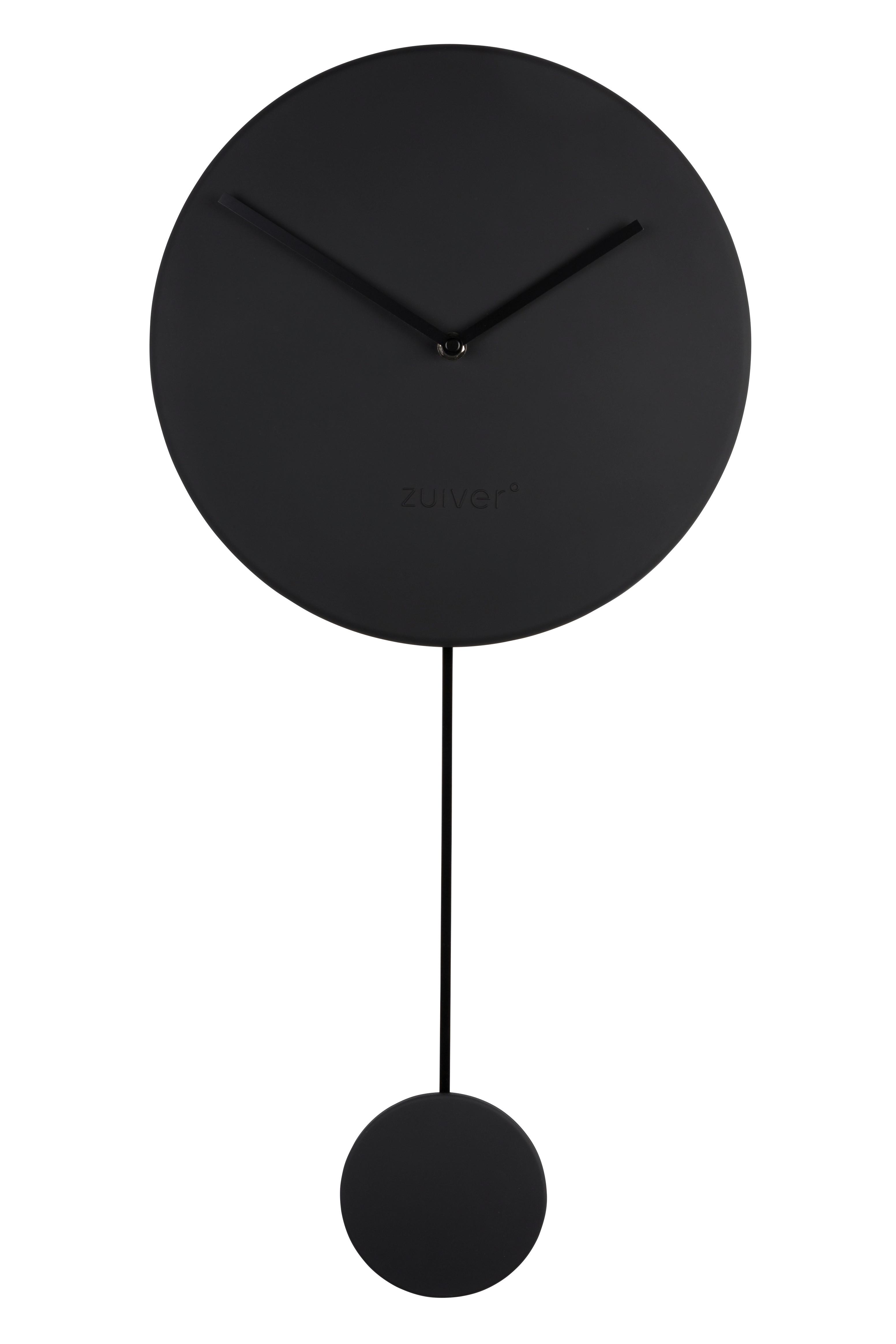 ZEGAR 8500047 - czarny, Basics, tworzywo sztuczne (30/63/4cm) - Zuiver