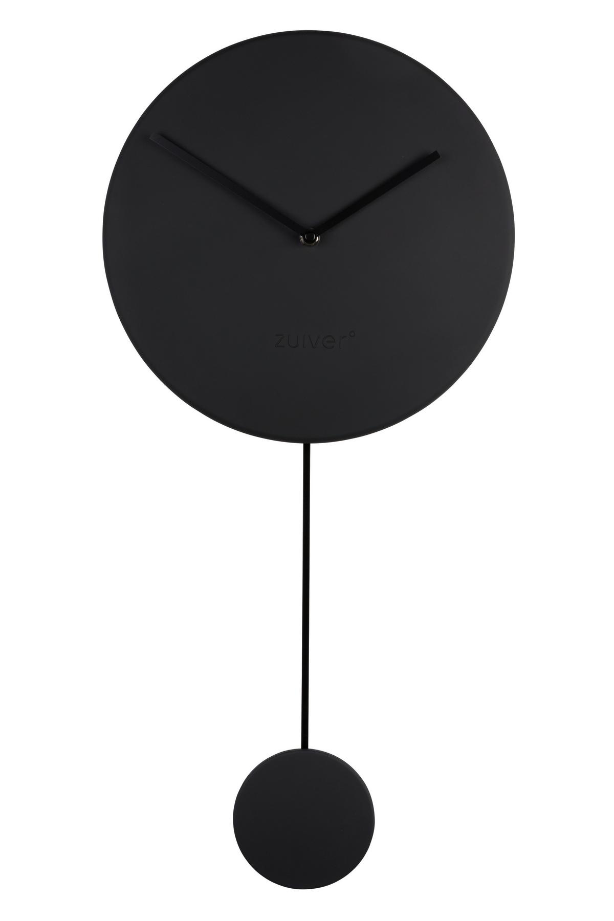 ZEGAR 8500047 - czarny, Basics, tworzywo sztuczne (30/63/4cm) - Zuiver
