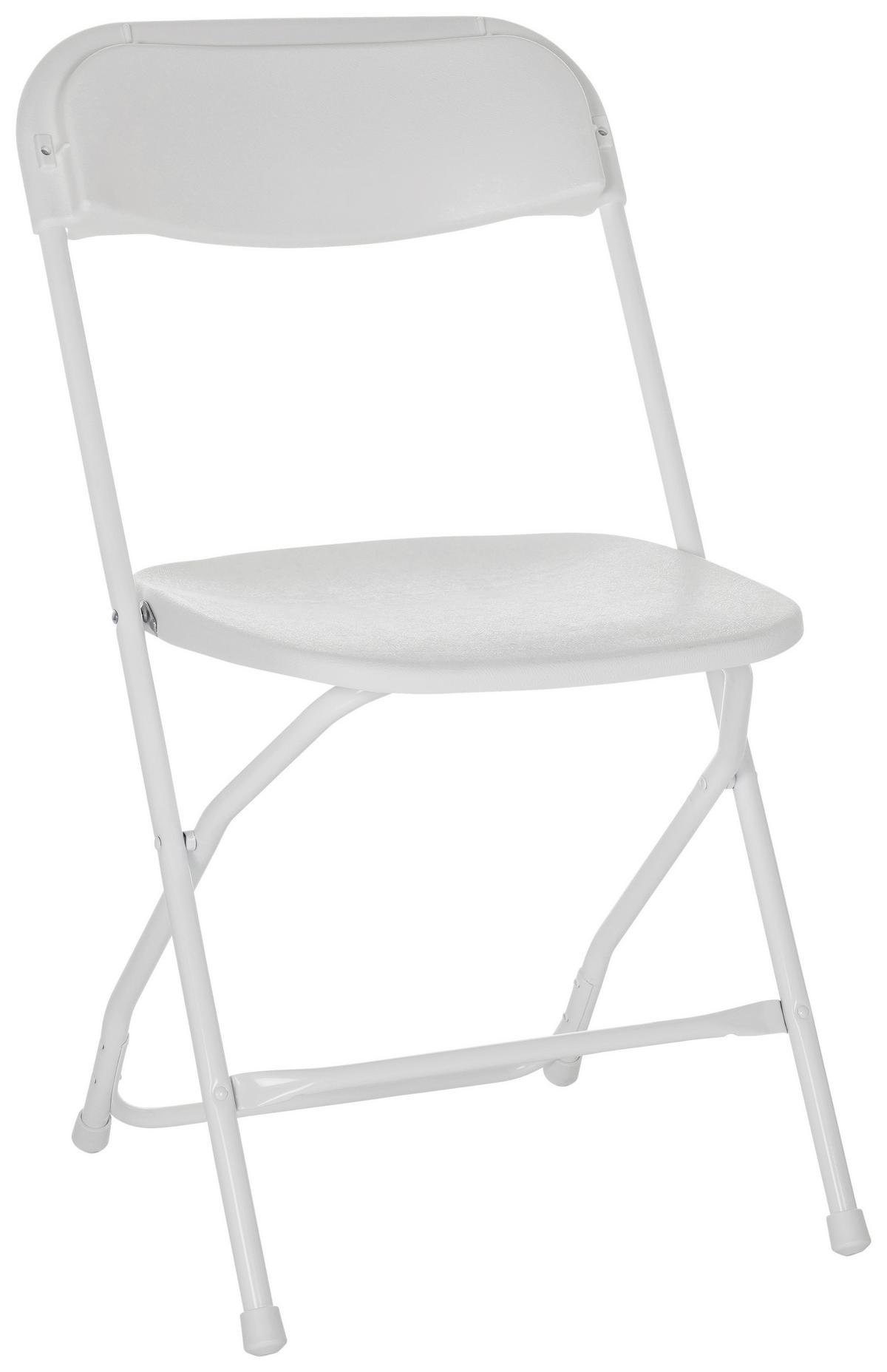 Zložljiv Stol Tudela Xxl W, Bela - bela, Basics, umetna masa (46/80/50cm) - MID.YOU