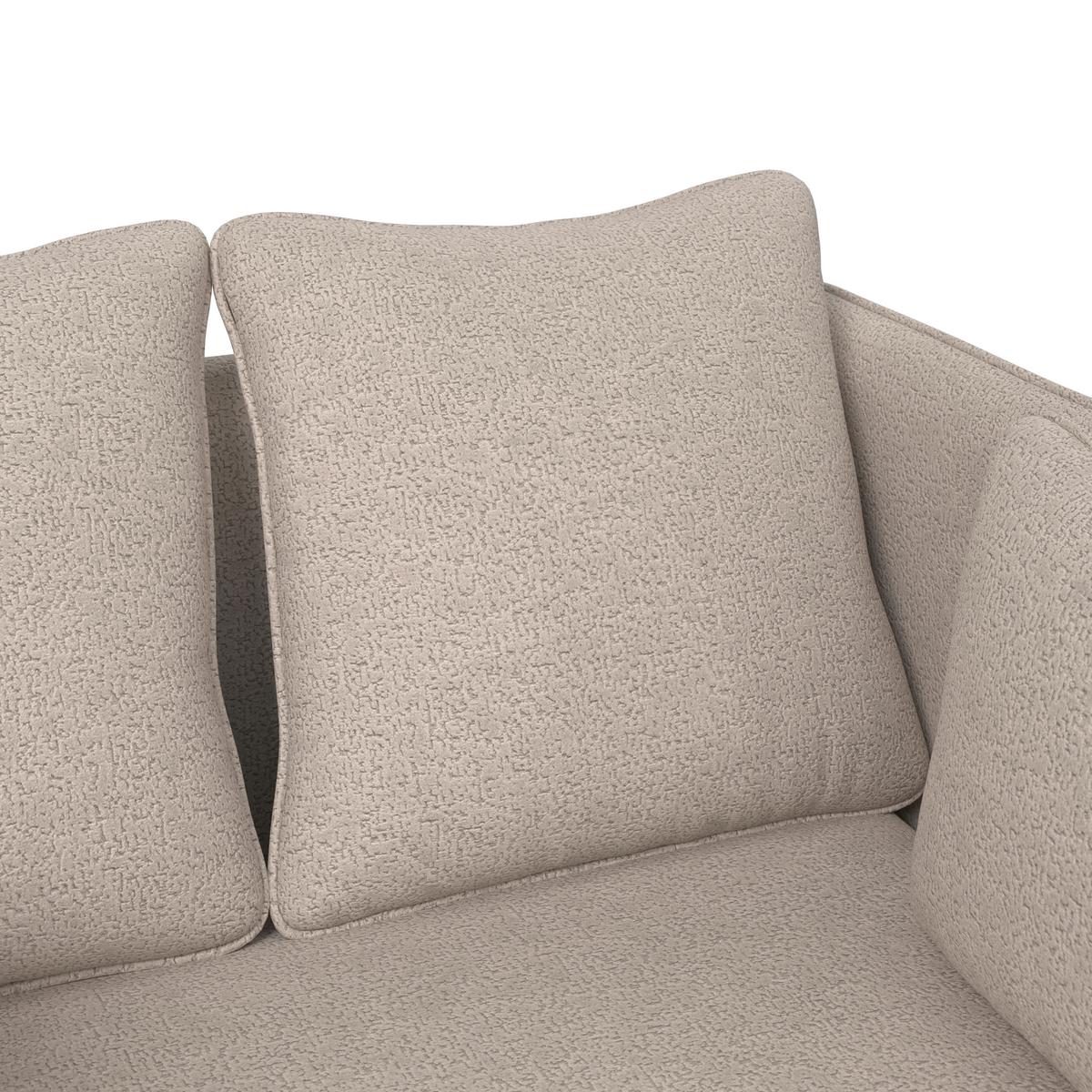 Relax Ágy Sandy - szürkésbézs, Modern, textil/fa (120/74/160cm) - Bessagi Home