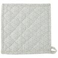 Topflappen Ameline Hellgrün - Hellgrün, ROMANTIK / LANDHAUS, Textil (20/20cm) - ZANDIARA