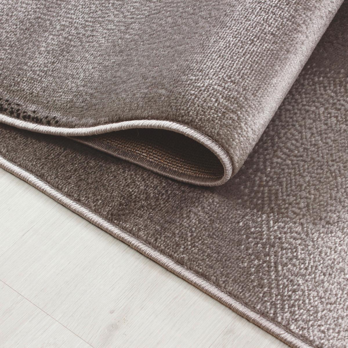 Webteppich Plus Braun/Weiß ca. 200x290cm - Braun/Weiß, Design, Textil (200/290cm)