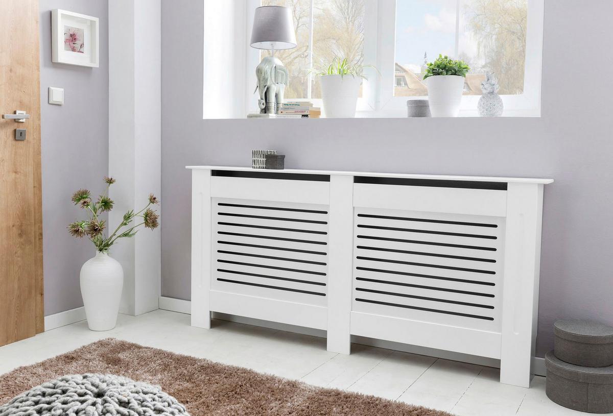 Stenska Dekoracija Wohnling - bela, Moderno, leseni material (152/83/19cm) - MID.YOU