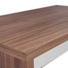 SOFFBORD NAYLA - klar/valnötsfärgad, Modern, trämaterial/trä (110/60/38cm) - Bessagi Home
