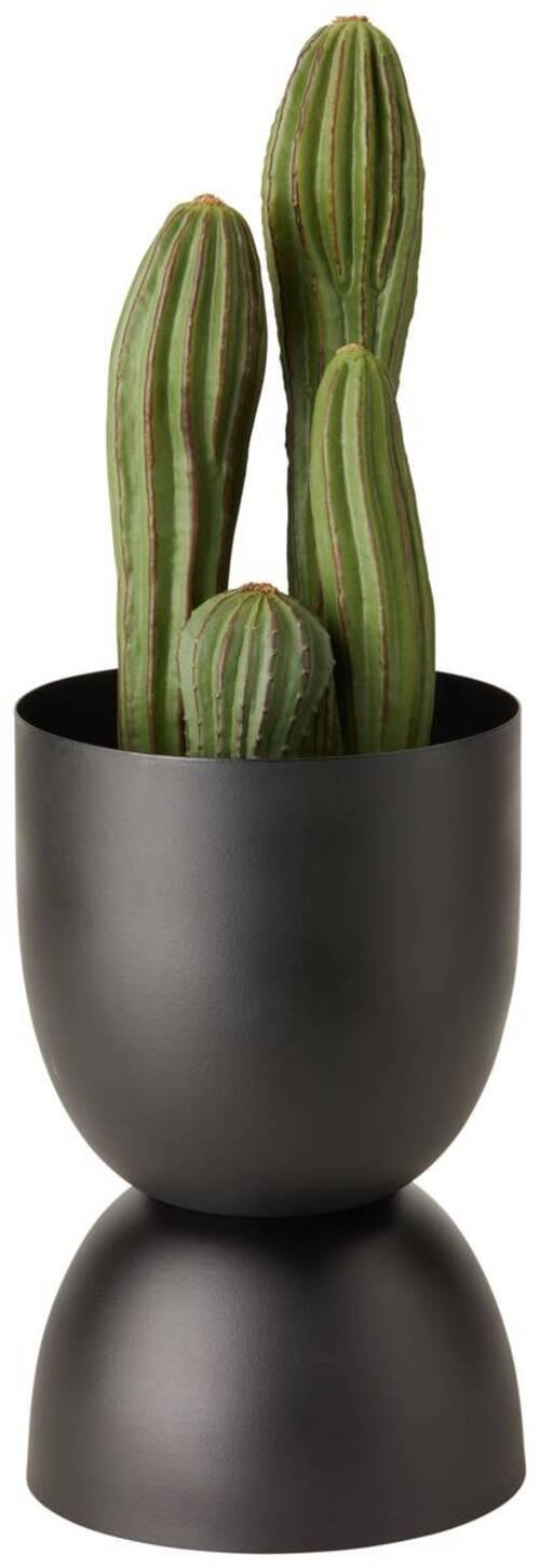 Kaspó Cela I - fekete, Basics, fém (14/22cm) - Modern Living