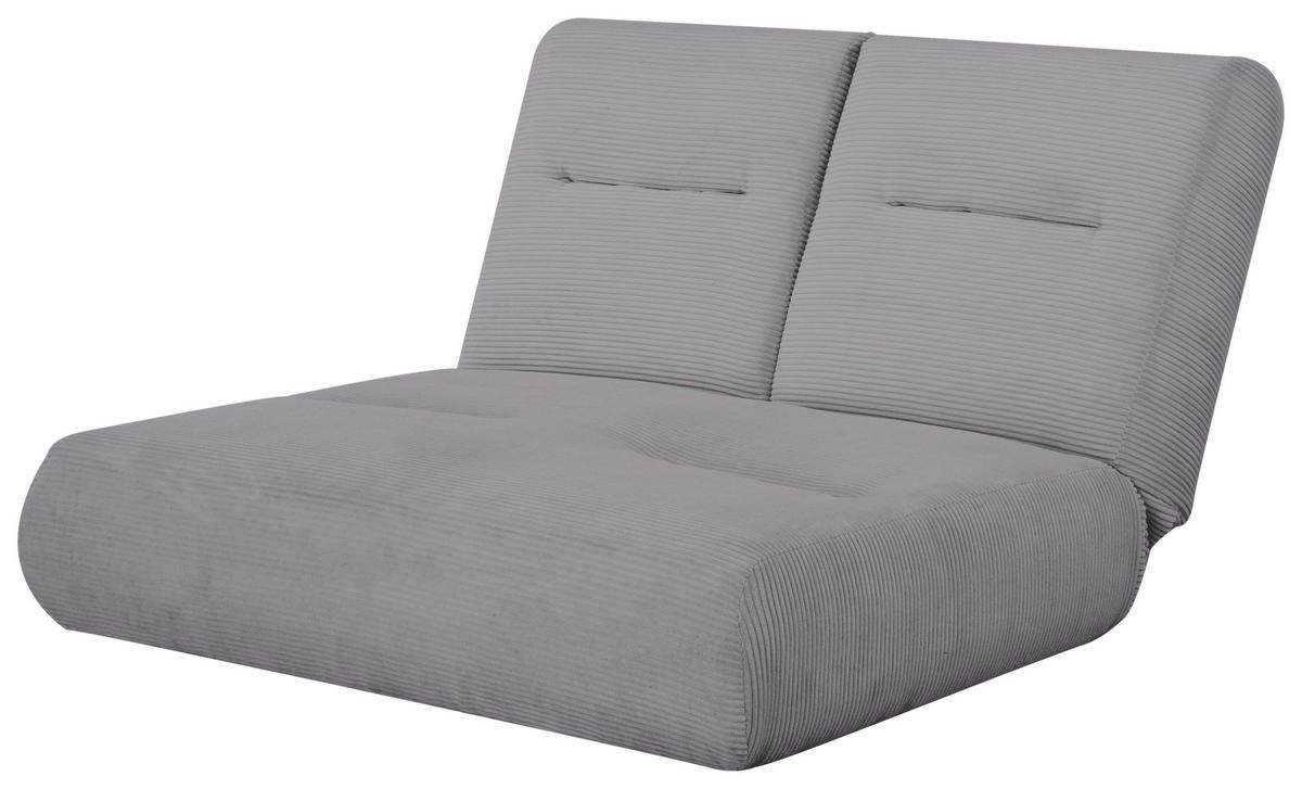 Zofa Luna, Siva, Funkcija Ležišča - siva, Design, tekstil (159/88/160cm) - Livetastic