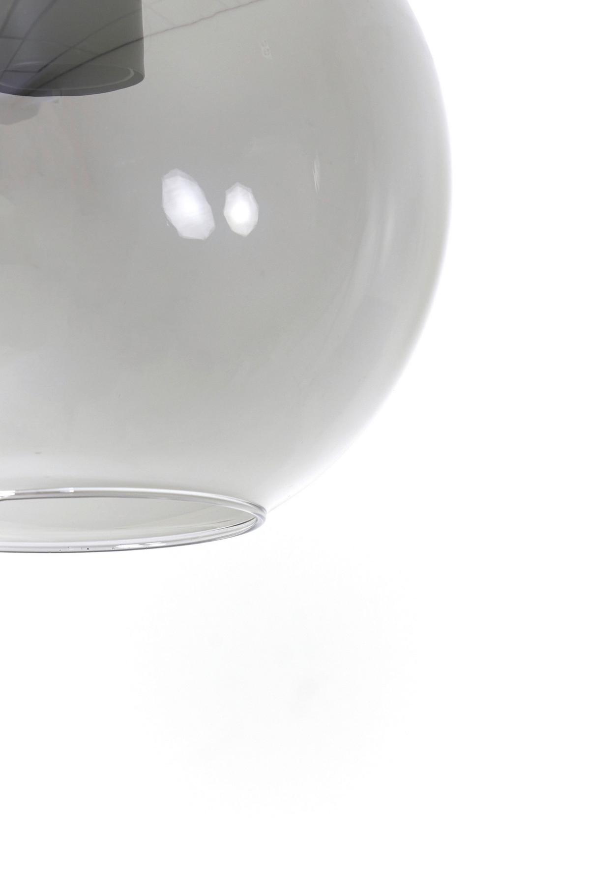 LAMPA WISZĄCA SUBAR - szary, Design, szkło (30/28cm) - Light & Living