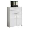 Aktenschrank Office Edition Weiß - Weiß Hochglanz/Weiß, MODERN, Holzwerkstoff (84,5/114/33cm) - MID.YOU