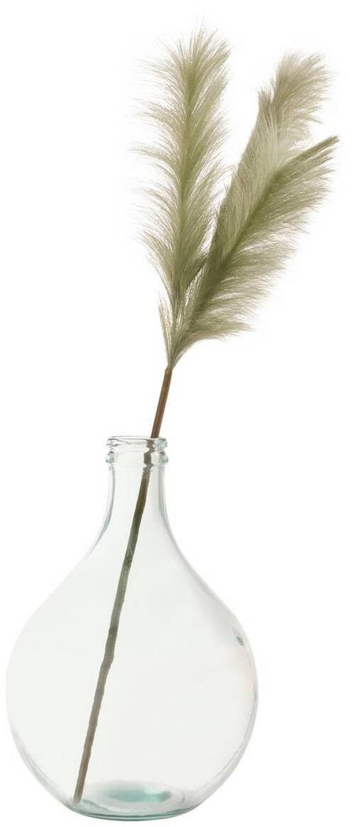 Vase Nalani in Hellblau Ø ca. 29cm - Klar/Hellblau, Basics, Glas (29/43cm) - Premium Living