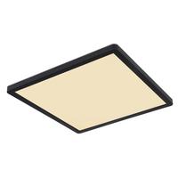 Stropna Led-svetilka Sapana, S Sijalko - črna/bela, Basics, umetna masa (29,4/29,4/2,5cm) - Globo