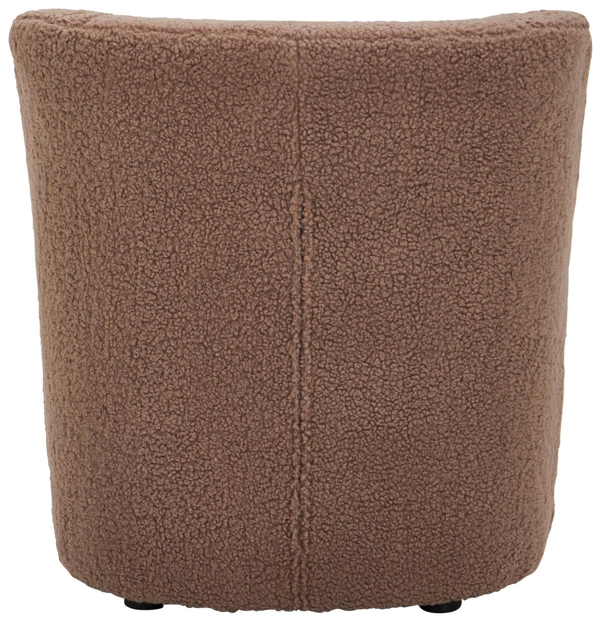 FOTEL POLSTER - taupe, Design, drewno/tkanina (64/71cm) - MID.YOU