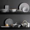 ASSIETT SHIVA - vit/svart, Lifestyle, keramik (21cm) - Modern Living