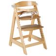 Hochstuhl Holz/Naturfarben - Naturfarben, Holz (50,5/54/80cm) - Modern Living Hochstuhl Holz/Naturfarben - Naturfarben, Holz (50,5/54/80cm) - Modern Living