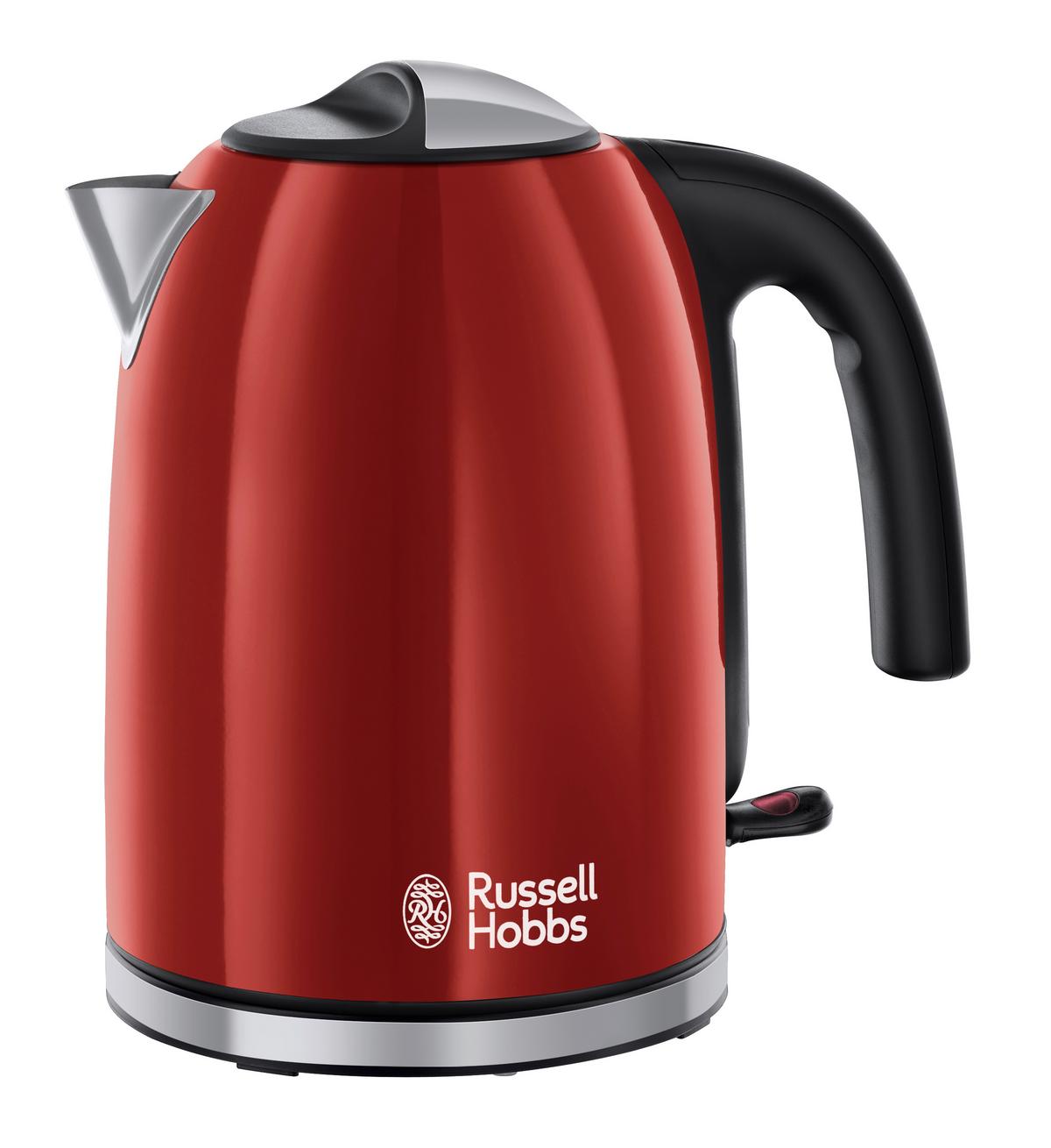 Vízforraló Russell Hobbs Colours Plus+ - piros, Modern, műanyag - Russell Hobbs
