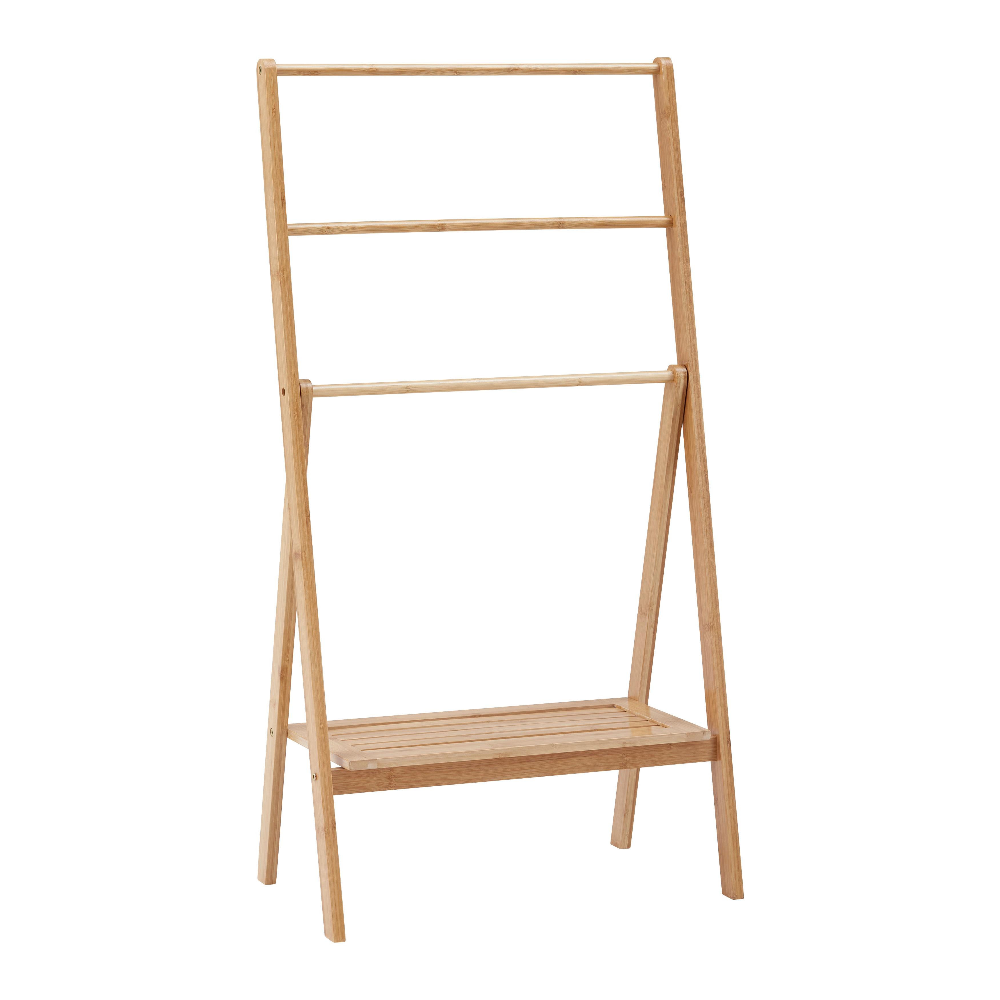 Držalo Za Brisače Bonny, Bambus - naravne barve, Moderno, naravni materiali (53/100/30cm) - Bessagi Home