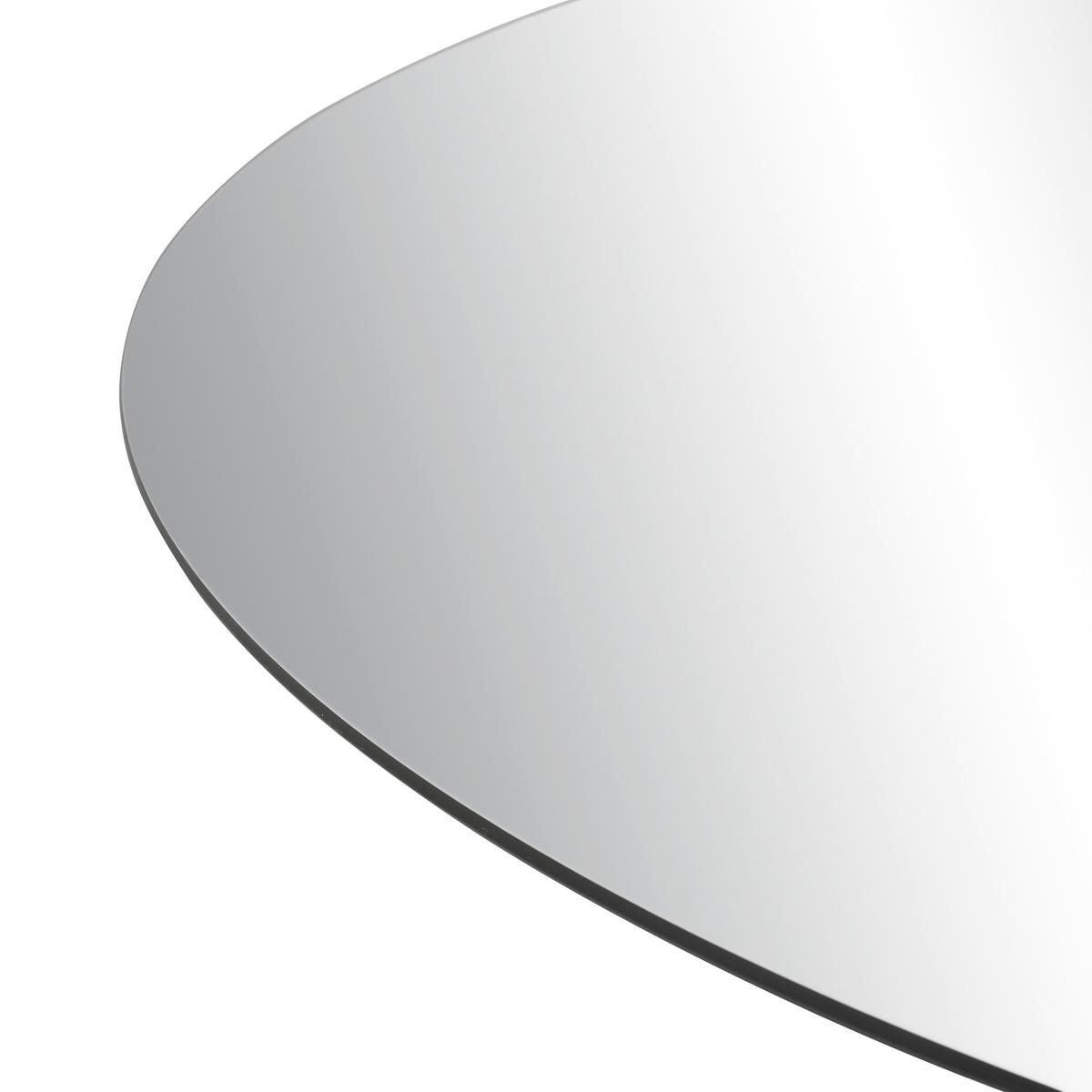 Wandspiegel Brillant Silberfarben Ø ca. 95cm - Silberfarben, MODERN, Glas (95cm) - Mömax