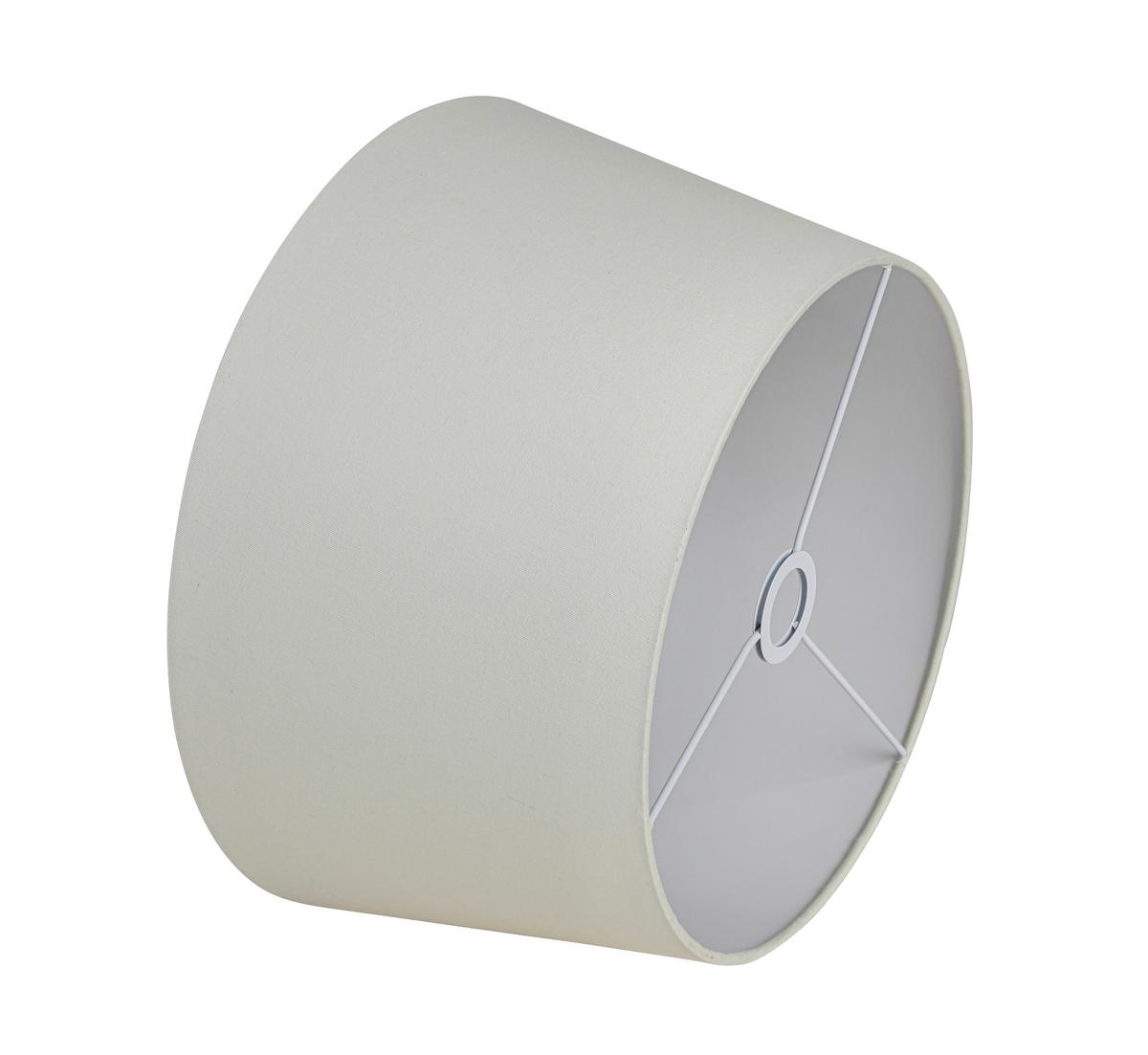 Abajur Holger - alb/nisipiu, Modern, metal/textil (45/45/24cm) - Mömax