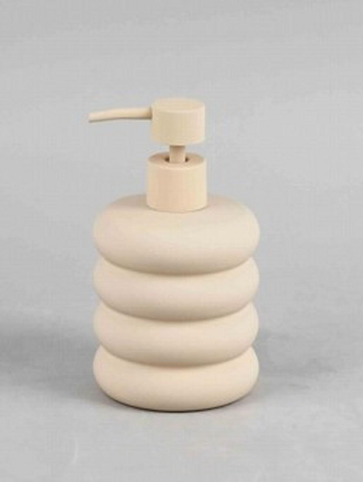 Dozator Za Tečni Sapun Belly - bež, Moderno, plastika/keramika (9,5/14,7cm) - Mömax