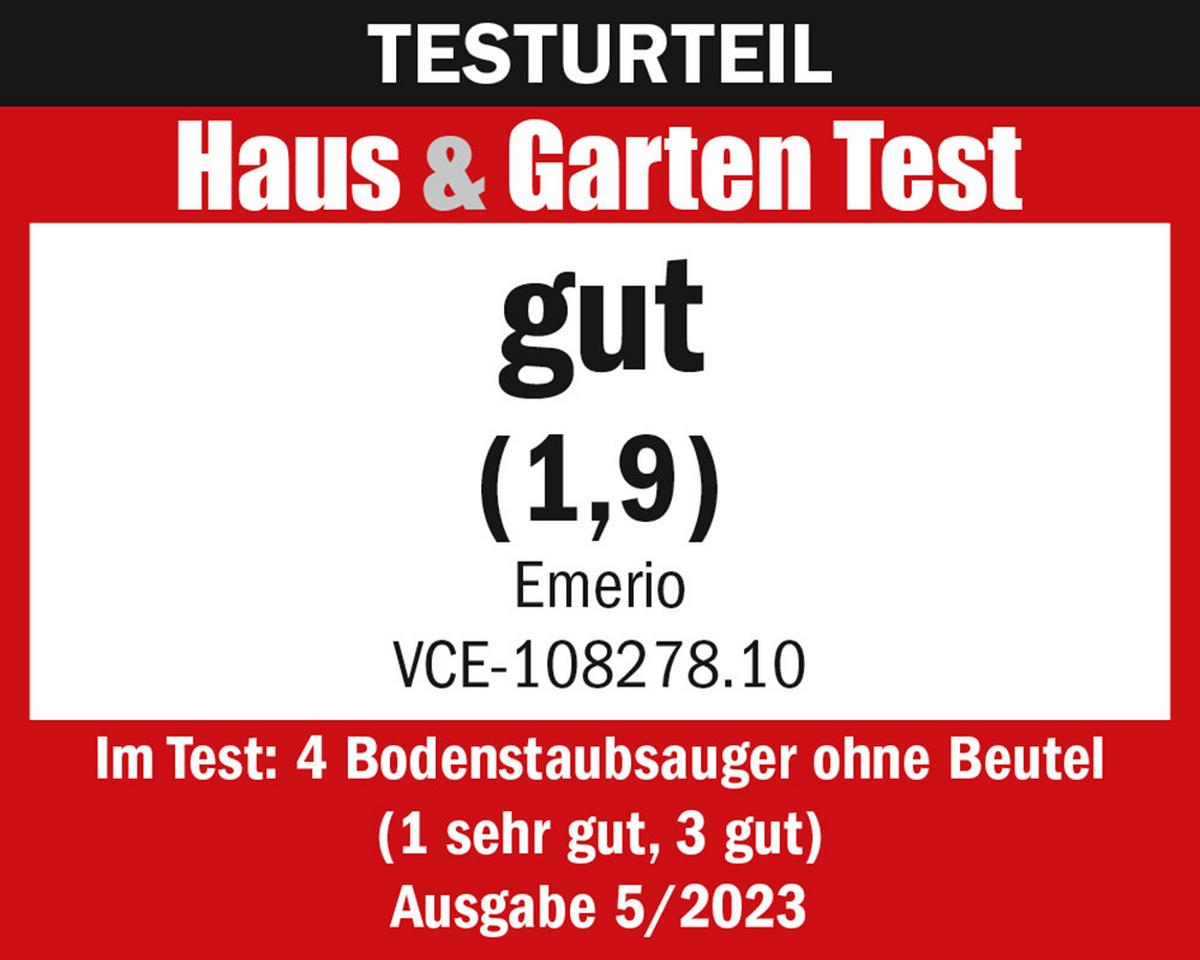 ODKURZACZ PODŁOGOWY CYCLONE VACUUM CLEANER - niebieski/czarny, Basics, tworzywo sztuczne (31,5/42/25,5cm) - EMERIO