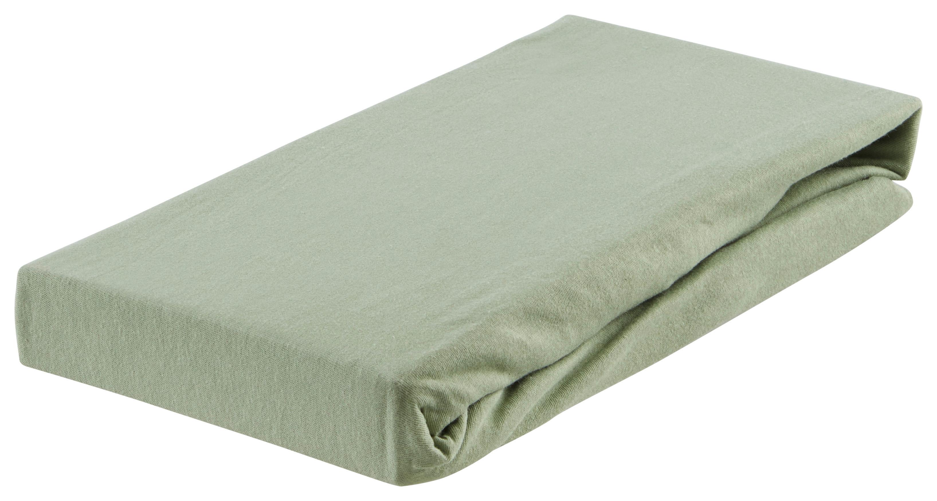 FIXLEINTUCH BASIC - Salbeigrün, Textil (100/200cm) - Modern Living